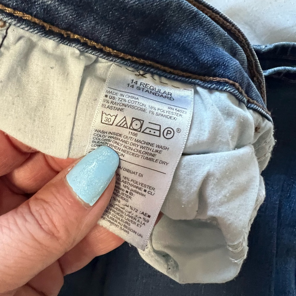 Women’s Blue Denim Jeans - 14 Regular $10